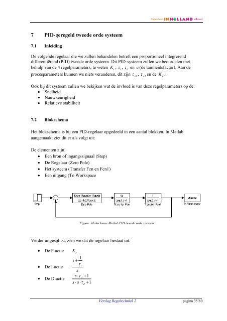 Verslag Regeltechniek 2