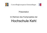 Ergebnisse, Dukumentationen, Präsentationen - Hochschule Kehl
