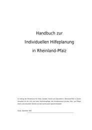 Handbuch zur individuellen Hilfeplanung - msagd - in Rheinland-Pfalz