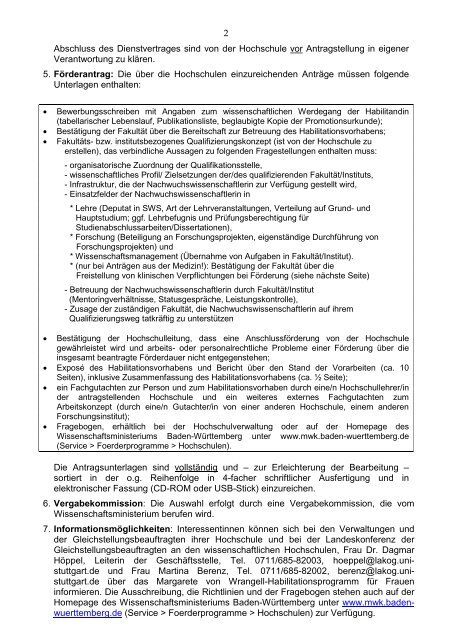 Richtlinien [PDF 79 KB] - Ministerium für Wissenschaft, Forschung ...