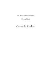 Leseprobe: Gesunde Zucker - Hans Nietsch Verlag