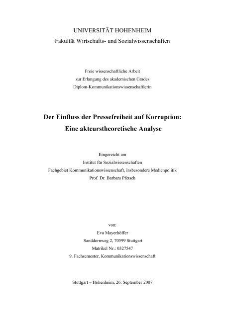 Dokument 1.pdf - Universität Hohenheim