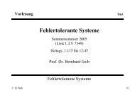 Fehlertolerante Systeme