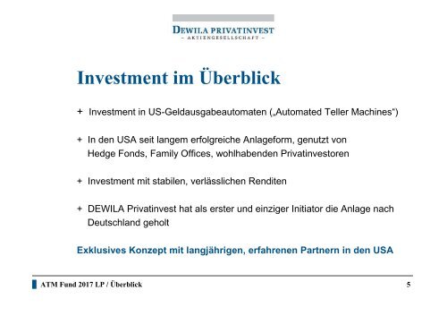 ATM Fund 2017 LP - Fondsvermittlung24.de