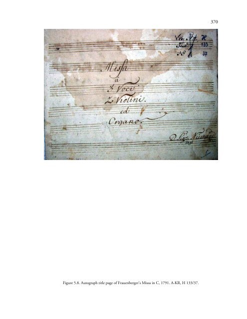 MOZART AND THE PRACTICE OF SACRED MUSIC, 1781-91 a ...