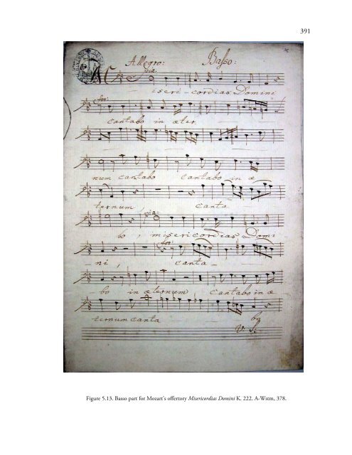 MOZART AND THE PRACTICE OF SACRED MUSIC, 1781-91 a ...