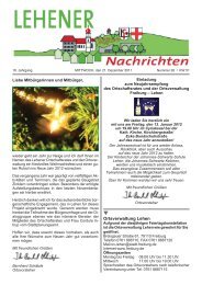 Ortsverwaltung Lehen - co2libri - Stadt Freiburg im Breisgau