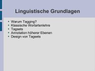 Linguistische Grundlagen