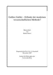 Galileo Galilei – Erfinder der modernen wissenschaftlichen Methode?