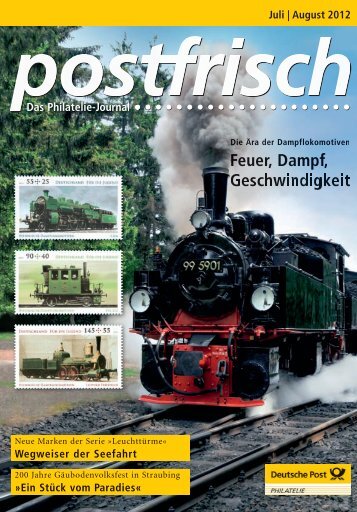 Juli | August 2012 - Deutsche Post - Philatelie