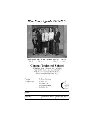 Central Technical School - TDSB School Web Site List - Toronto ...