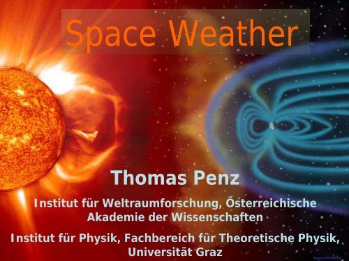 Space Weather - Institut für Physik