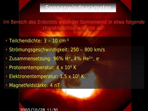 Space Weather - Institut für Physik