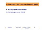 9. Assembler: Der Prozessor Motorola 68000