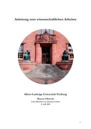 Reader Wissenschaftliches Arbeiten! - Albert-Ludwigs-Universität ...