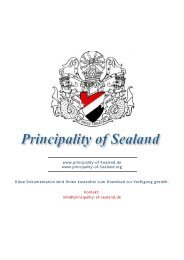 Memorandum von DR. A. L. CHR. M. OOMEN - Principality of Sealand