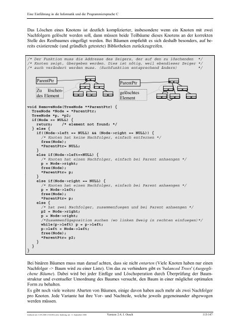 Eine Einführung in die Programmiersprache C und ... - C /C++ Ecke