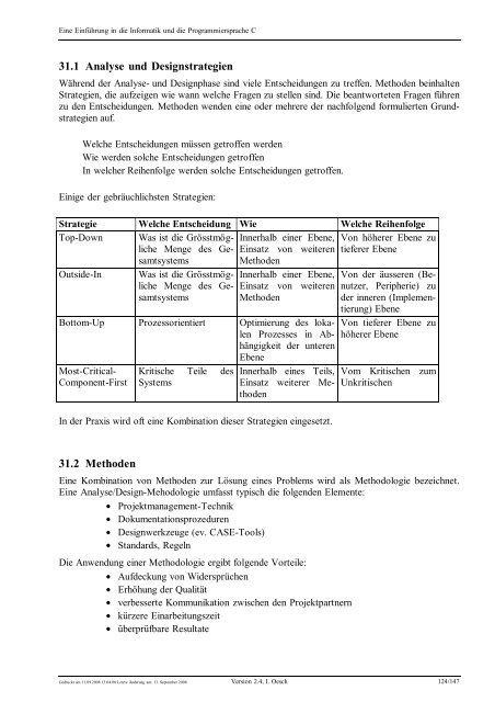 Eine Einführung in die Programmiersprache C und ... - C /C++ Ecke