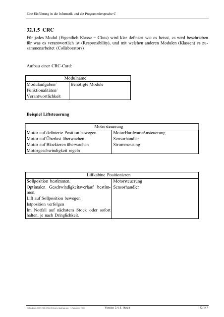 Eine Einführung in die Programmiersprache C und ... - C /C++ Ecke