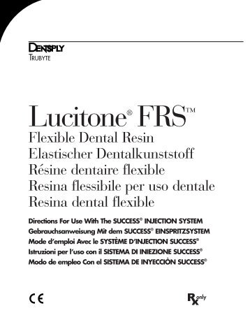 Lucitone® FRS™ - DENTSPLY Prosthetics