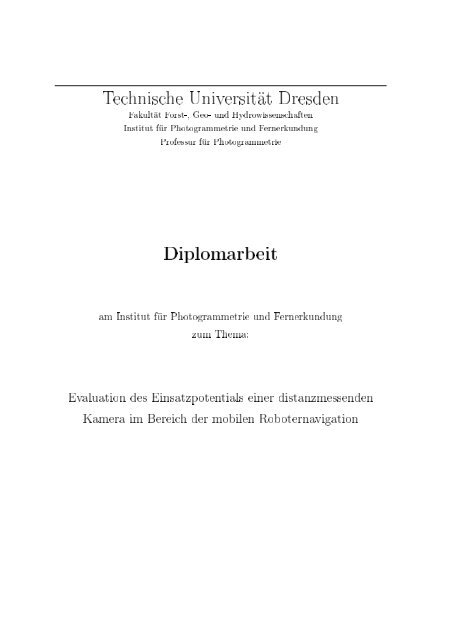 Diplomarbeit - Technische Universität Dresden