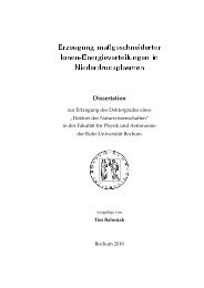 Erzeugung maßgeschneiderter Ionen-Energieverteilungen in ...