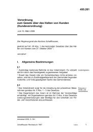 455.201 - Schaffhauser Rechtsbuch - Kanton Schaffhausen