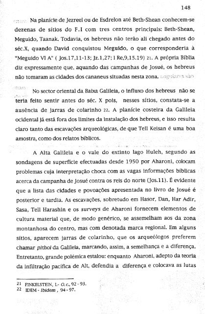 hebreus e filisteus na terra de canaã - Repositório Aberto da ...