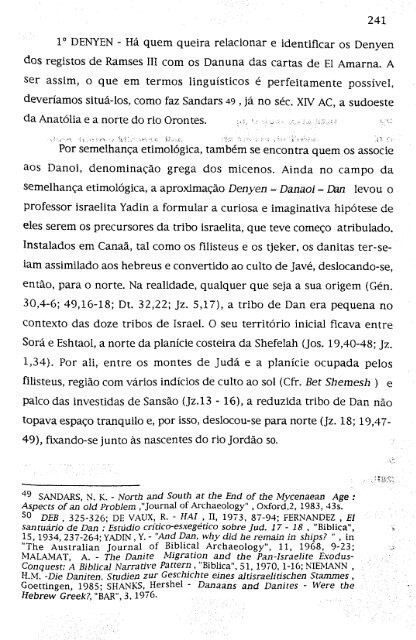 hebreus e filisteus na terra de canaã - Repositório Aberto da ...