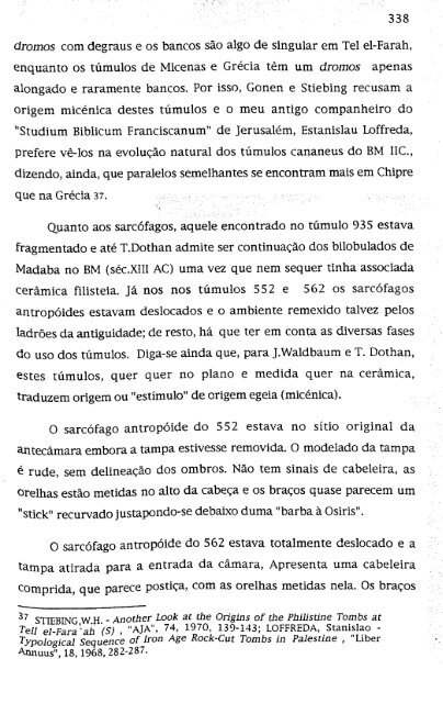 hebreus e filisteus na terra de canaã - Repositório Aberto da ...