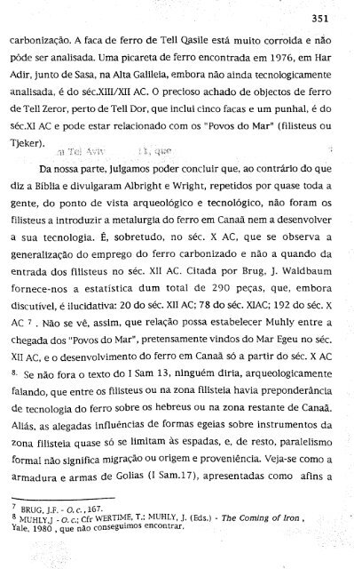 hebreus e filisteus na terra de canaã - Repositório Aberto da ...