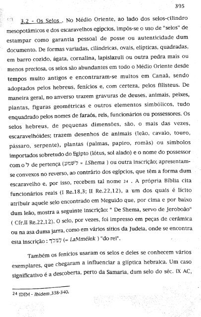 hebreus e filisteus na terra de canaã - Repositório Aberto da ...