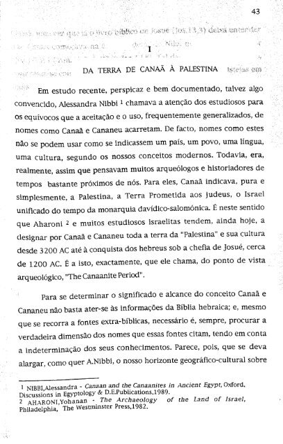 hebreus e filisteus na terra de canaã - Repositório Aberto da ...