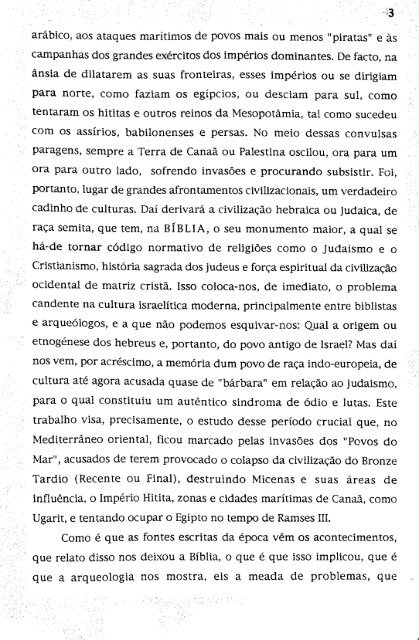 hebreus e filisteus na terra de canaã - Repositório Aberto da ...