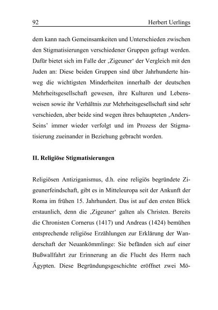 1. Herbert Uerlings (Trier): Stigma Zigeuner. Formen der ... - Reviste