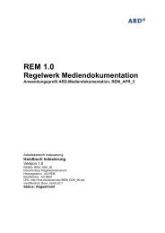 REM_RDK_96 - Regelwerk Mediendokumentation 1.0