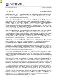 Rosa Taikon - Karl-Franzens-Universität Graz