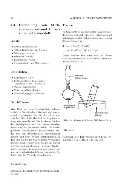 Skript zum AC-Teil - Anorganische Chemie, AK Röhr, Freiburg