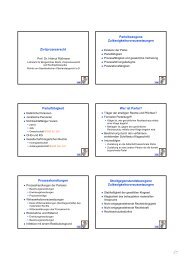 Parteibezogene und streitgegenstandsbezogene ...