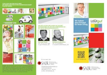 Info-Broschüre als PDF-Datei - Sabu - Schuh und Marketing GmbH