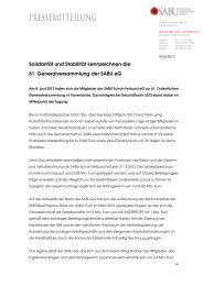 PRESSEMITTEILUNG - Sabu - Schuh und Marketing GmbH