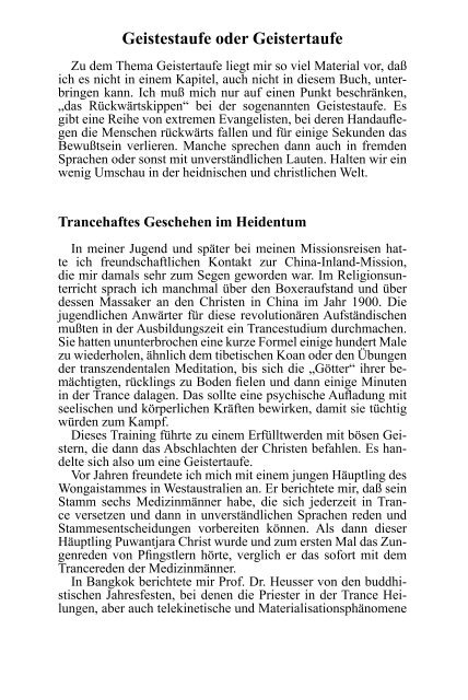 Geistestaufe - und Schriftenmission Dr. Kurt E. Koch eV