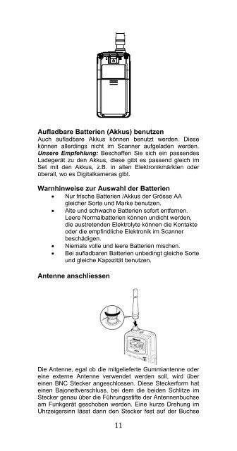 Anleitung - Alan-Albrecht Service-Homepage - Alan Electronics