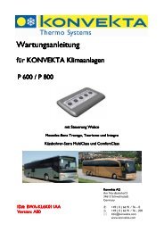 Wartungsanleitung WAKL6K011AA - KONVEKTA AG