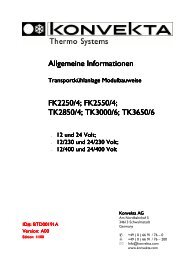 Allgemeine Informationen Modul - KONVEKTA AG