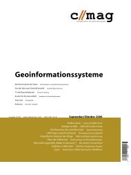 c // mag - Fachzeitschrift für Informationstechnologien, Geoinformationssysteme