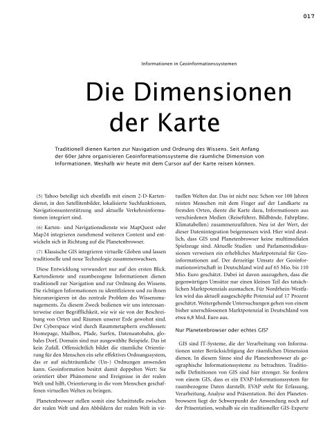 c // mag - Fachzeitschrift für Informationstechnologien, Geoinformationssysteme