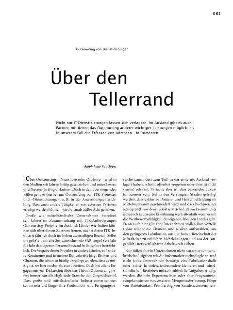 c // mag - Fachzeitschrift für Informationstechnologien, Geoinformationssysteme