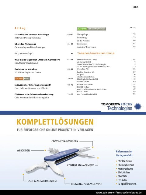 c // mag - Fachzeitschrift für Informationstechnologien, Geoinformationssysteme