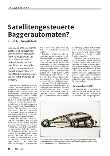 12 19 Baumaschinen (Page 12) - Bauverlag